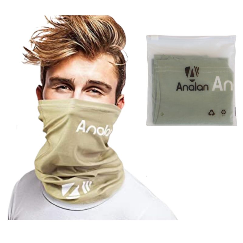 Photo 1 of ANALAN GAITER NECK SUN PROTECTION UNISEX COLOR DESSER GREEN NEW $10.98