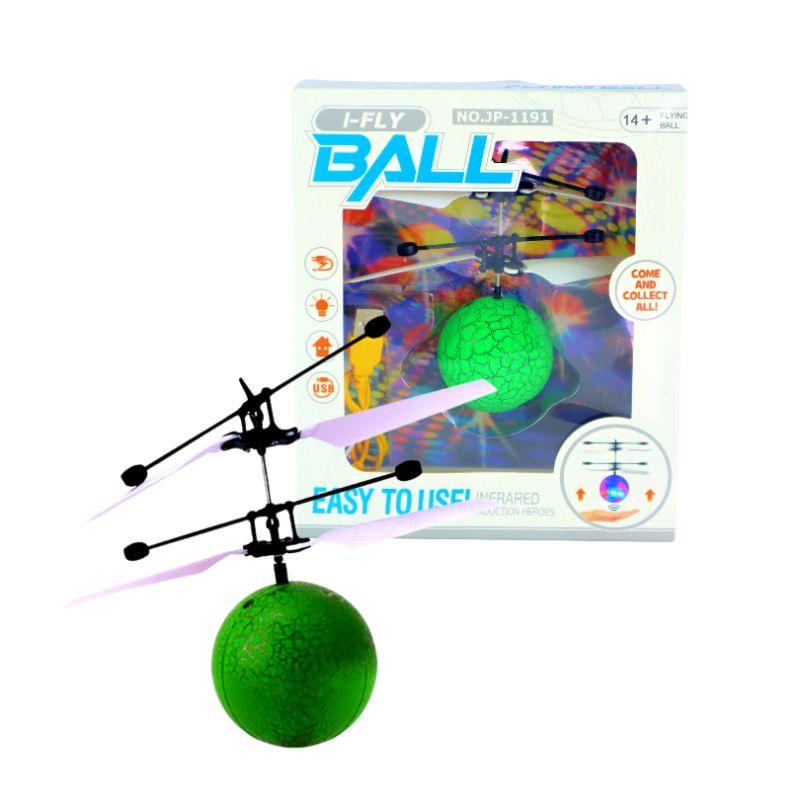 Photo 1 of IFLY BALL DRONE EQUIPPED WITH BRIGHT AND COLORFUL DISCO LIGHTS BALL SENSES WHEN AN OBJECT IS UNDERNEATH IT AND WILL FLY AWAY WILL STOP ONCE IT HITS ANOTHER OBJECT WINGS ARE NON TOXIC ABS MATERIAL NEW $14.99