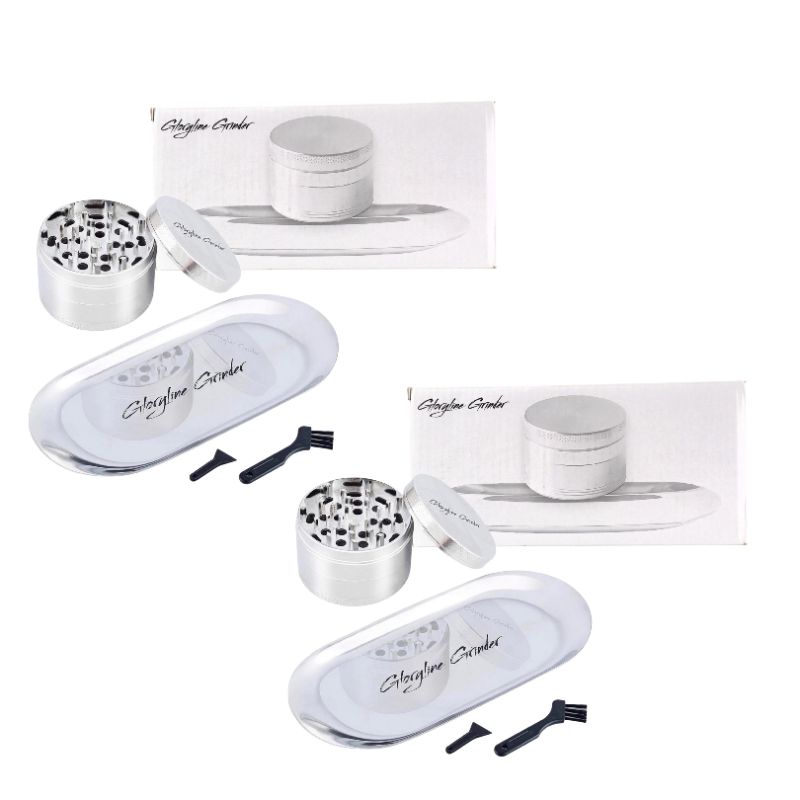 Photo 1 of 2 SETS OF GTORLINE GRINDER AND ROLLING TRAY WITH SCOOP AND SMALL BRUSH NEW $39.98