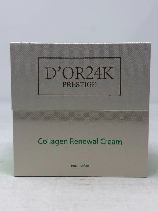 Photo 1 of COLLAGEN RENEWAL CREAM REPAIRS DAMAGED CELLS RECONSTRUCTS SKIN SMOOTH SUPPLE CLEAR ENHANCE ELASTICITY REVERSE SKIN DISCOLORATION IMPROVE CIRCULATION 24K GOLD RICE PROTEIN HYALURONIC ACID NEW IN BOX  $695