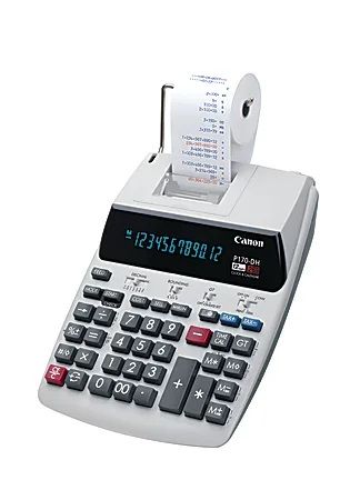 Photo 1 of PORTABLE CANON RECEIPT CALCULATOR TAX FUNCTION ITEM COUNTER CURRENCY CONVERSION PAPER NOT INCLUDED NEW $59.89