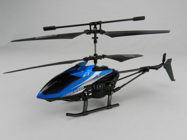 Photo 1 of K1 2.5 CHANNEL HELICOPTER RC RECHARGEABLE COLOR BLUE NEW $35.99