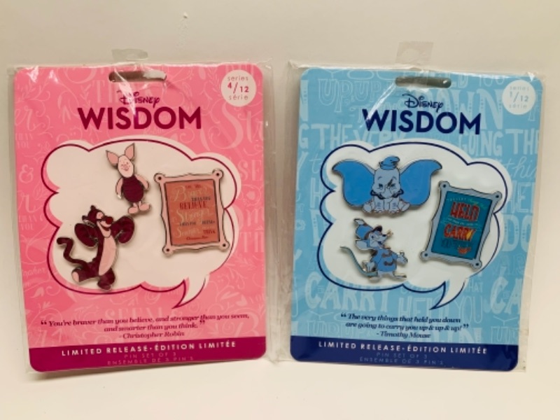 Photo 1 of Disney wisdom pins in original sealed packages