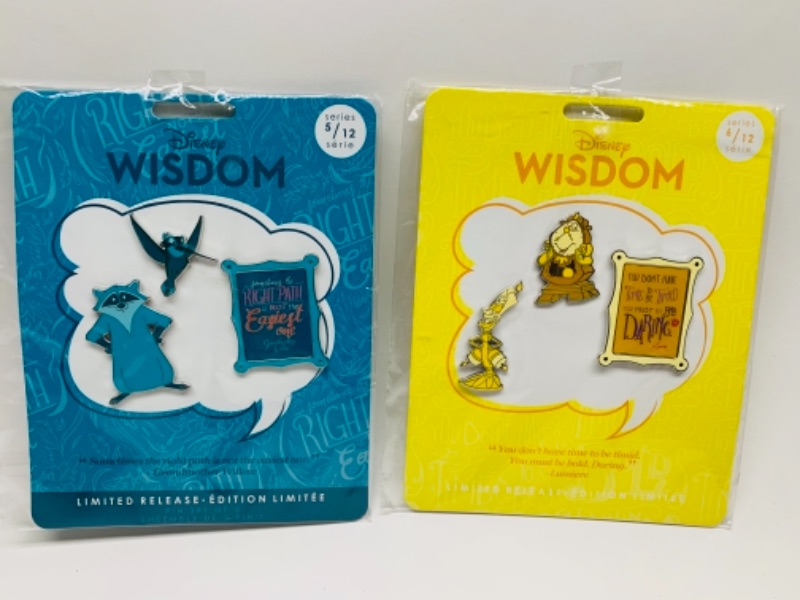 Photo 1 of Disney wisdom pins in original sealed packages