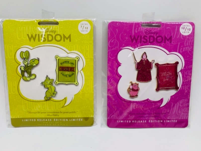 Photo 1 of Disney wisdom pins in original sealed packages