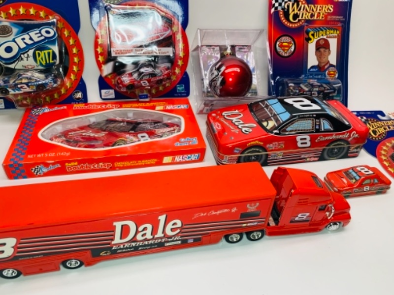 Photo 2 of NASCAR dale Earnhardt jr. #8 collectibles- chocolate for display only