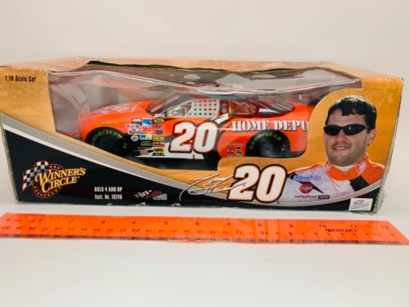 Photo 1 of Large 11 inch Winner’s circle 1:18 scale die cast nascar in original box 