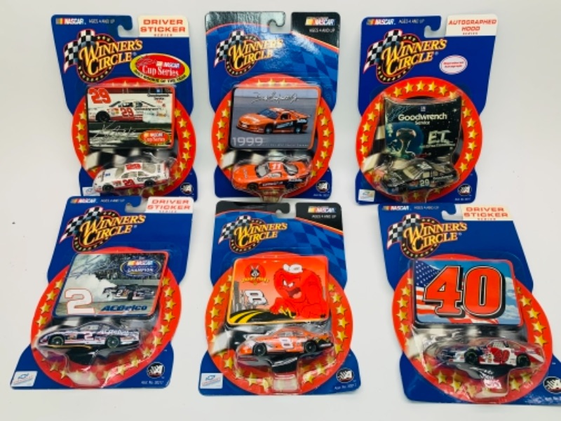 Photo 1 of 6 winner’s circle die cast nascar cars in original packages 