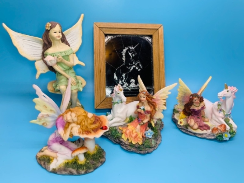 Photo 1 of 5 fairy figures 