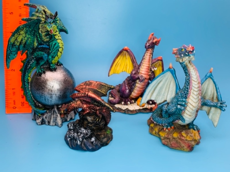 Photo 1 of 3-5 inch mystical dragon figures 