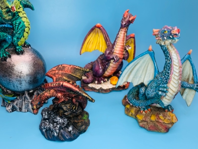 Photo 2 of 3-5 inch mystical dragon figures 