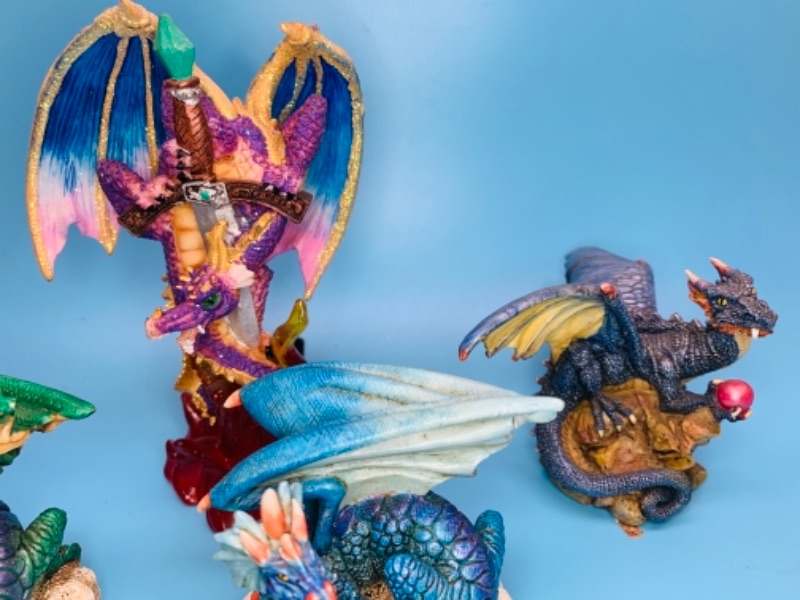 Photo 3 of 3-6 inch mystical dragon figures 