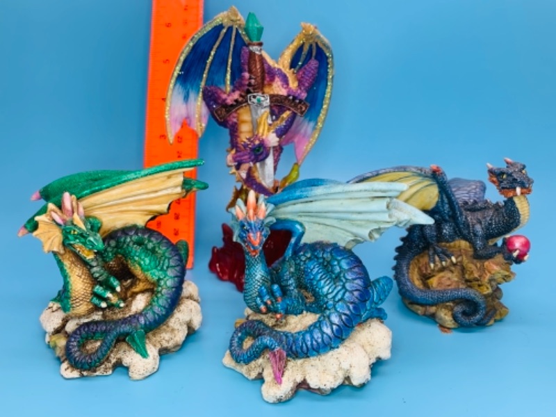 Photo 4 of 3-6 inch mystical dragon figures 