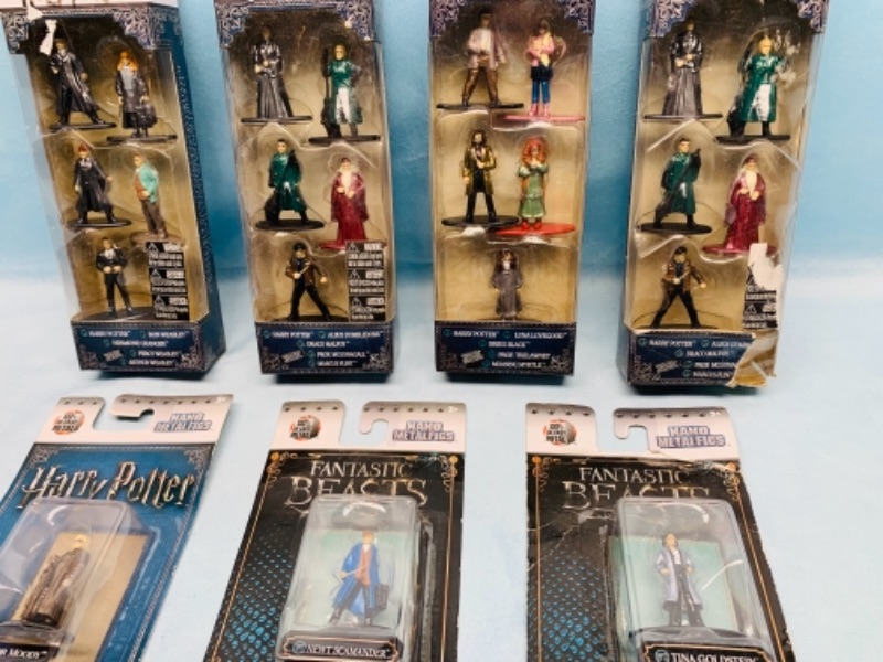 Photo 1 of Harry Potter and fantastic beasts nano metal figs in  original packages 