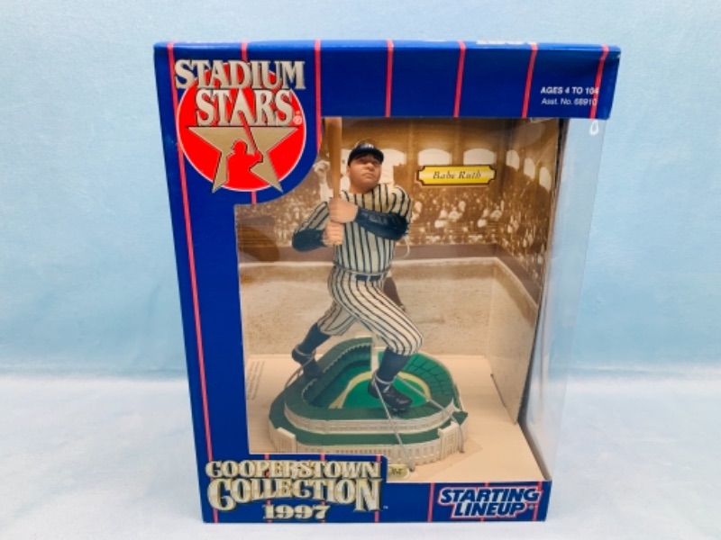 Photo 3 of 1997 Cooperstown collection large babe Ruth starting lineup figure in original box