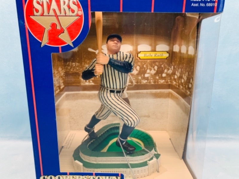 Photo 2 of 1997 Cooperstown collection large babe Ruth starting lineup figure in original box