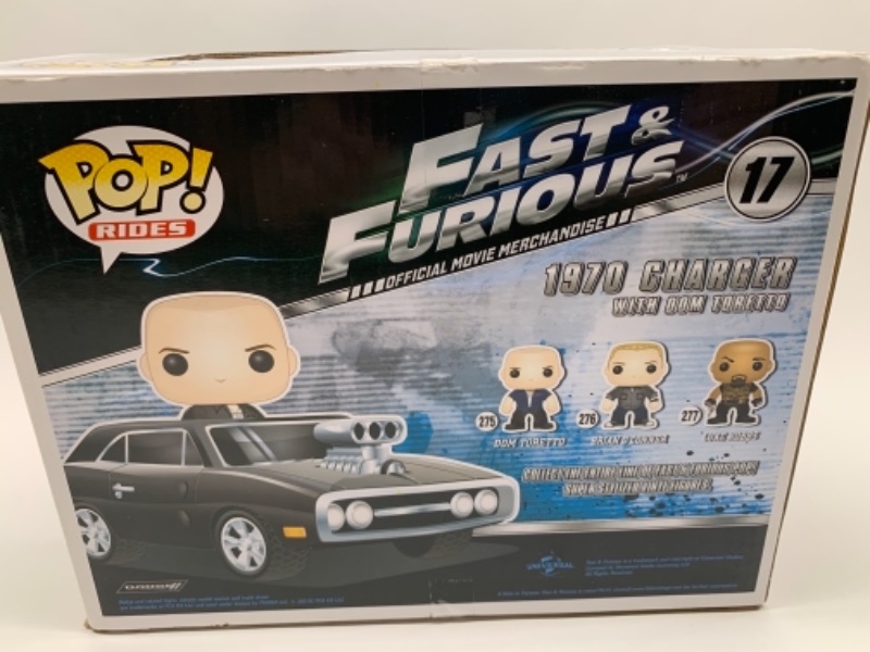 Photo 5 of Huge 9 inch Funko  pop fast and furious Vinyl figure in original box