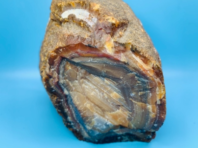 Photo 2 of 4 x4 inch natural crystal geode rock formation 