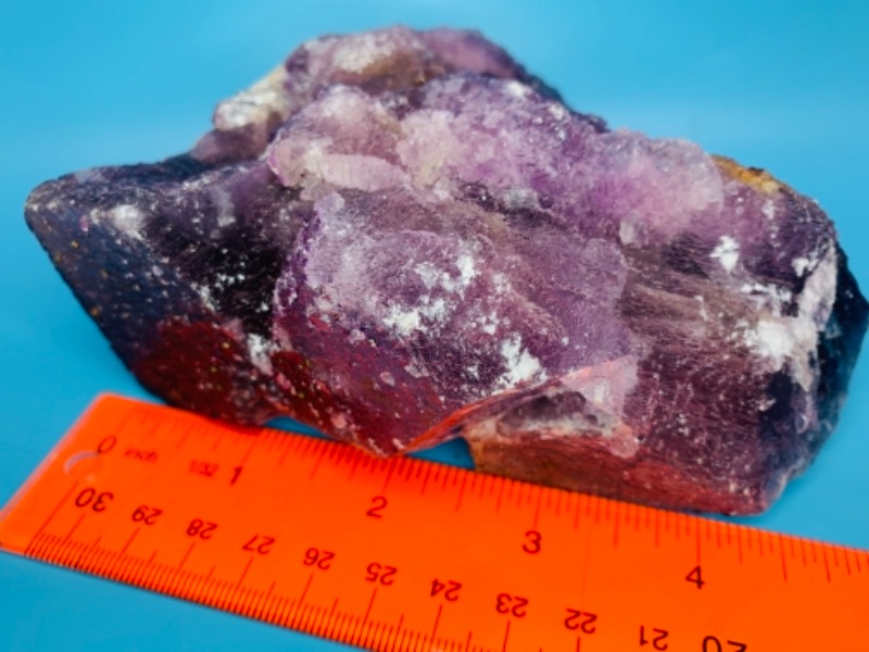 Photo 1 of Large 6 inch amethyst crystal rock formation 