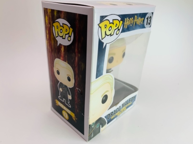 Photo 2 of Funko pop Harry Potter Draco Malfoy vinyl figure in original box