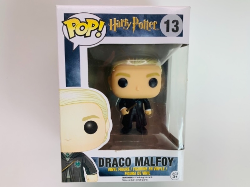 Photo 1 of Funko pop Harry Potter Draco Malfoy vinyl figure in original box