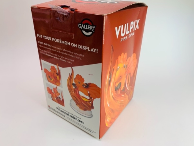 Photo 3 of Gallery Pokémon vulpix fire spin figure in original box