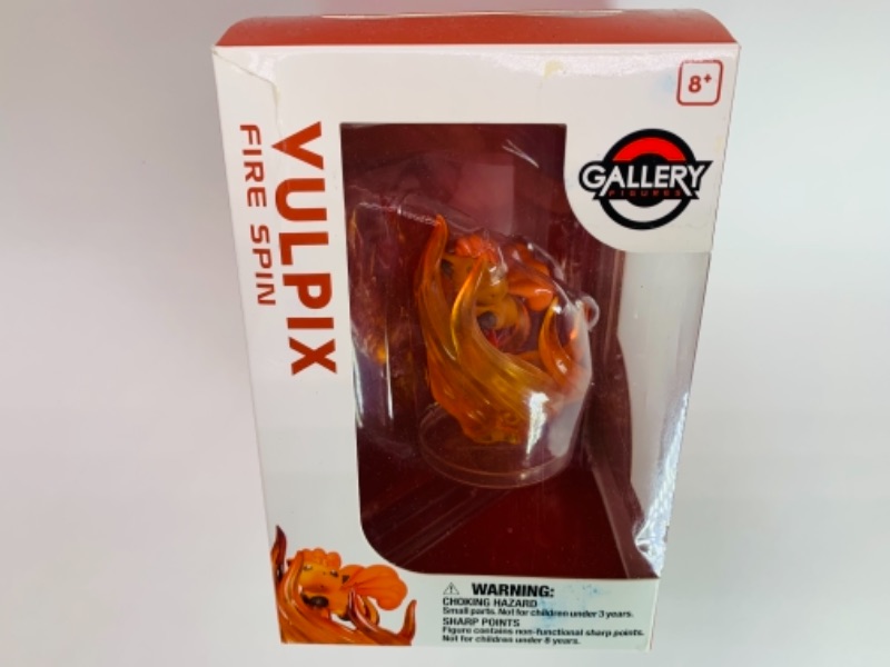 Photo 1 of Gallery Pokémon vulpix fire spin figure in original box