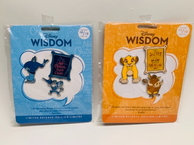 Photo 1 of Disney wisdom pins in original sealed packages