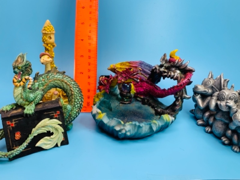 Photo 2 of 4-5 inch mystical dragon figures 