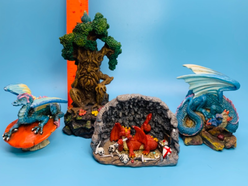 Photo 1 of 3-6 inch mystical dragon figures 