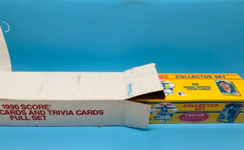 Photo 3 of 1990 sealed score baseball and trivia cards  in original box 