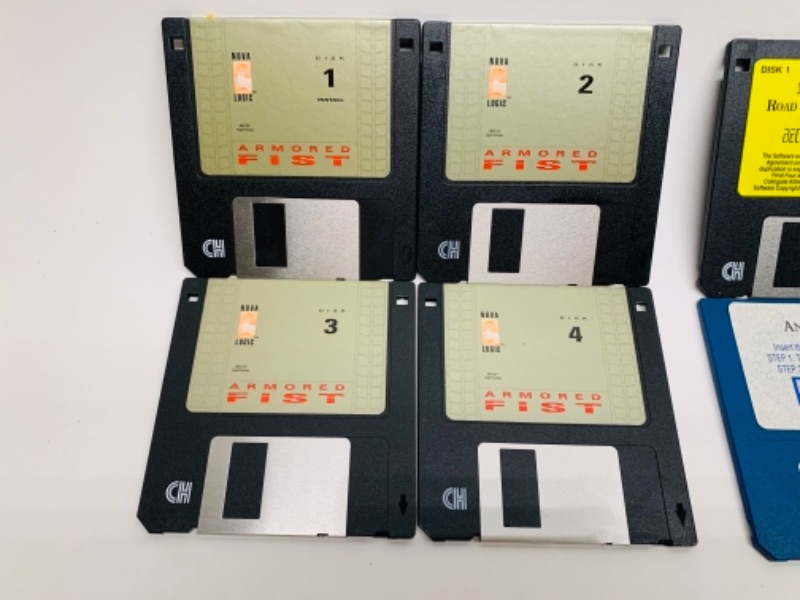 Photo 3 of Vintage pc game floppy discs 