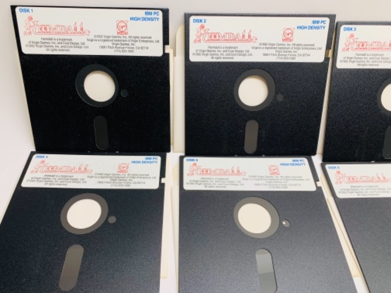 Photo 3 of 11 vintage pc floppy discs video games 