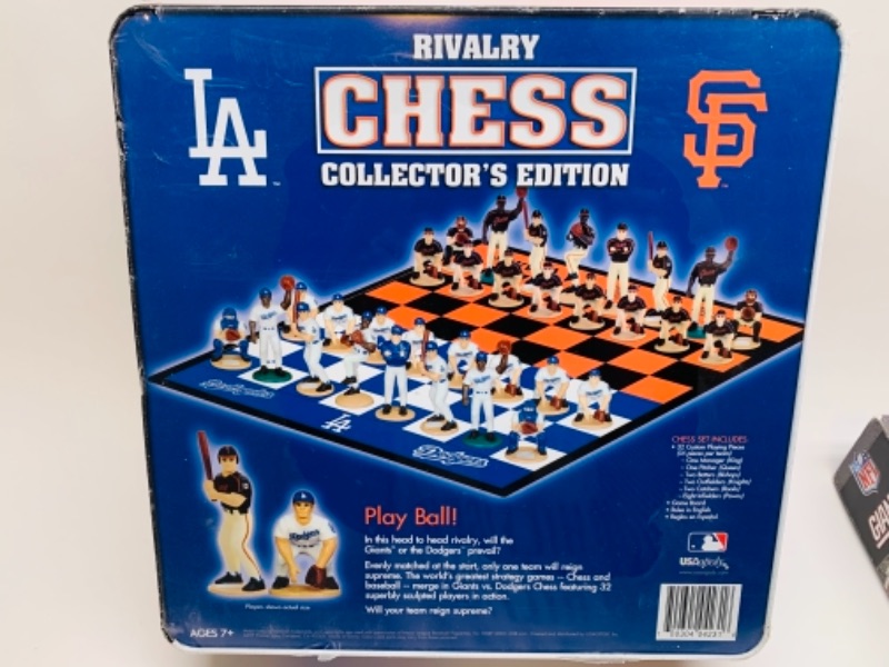 Photo 3 of Sealed baseball chess game and football stadium puzzle 