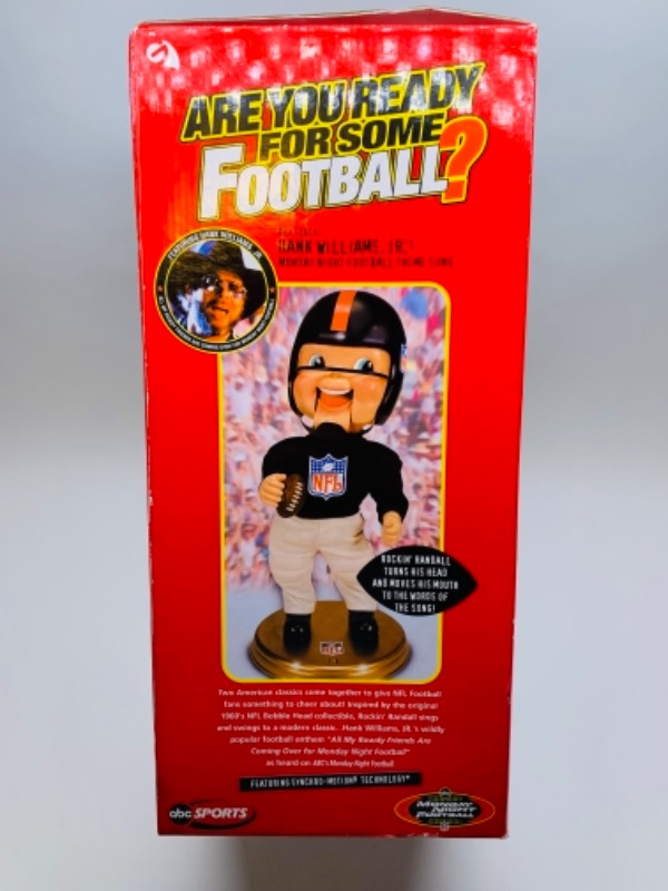 Photo 3 of 16 inch nfl animated player limited edition sings and moves to hank Williams jr. Music in original box 