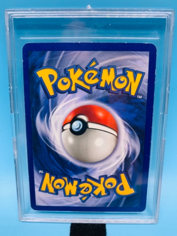 Photo 2 of Pokémon charmander 46/102 scratch basic card in hard plastic case 