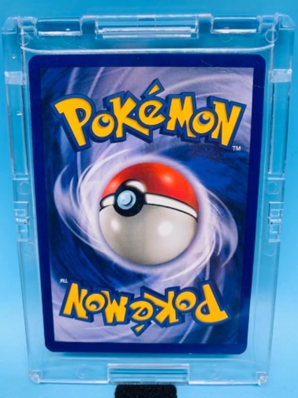 Photo 2 of 766122…Pokémon pikachu 58/102 gnaw basic card in hard plastic case 