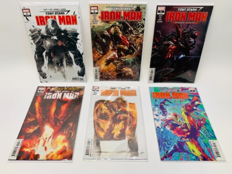 Photo 1 of 6 Ironman comics in plastic sleeves 