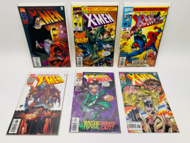 Photo 1 of 766164…6 X-men comics in plastic sleeves 