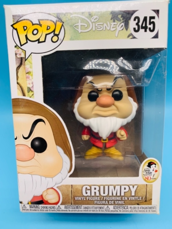 Photo 1 of Funko pop Disney grumpy vinyl figure in original box