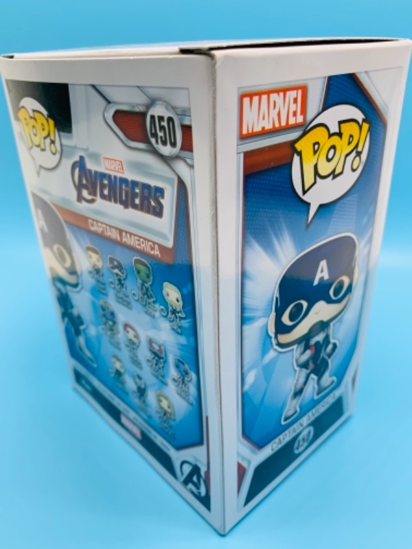 Photo 2 of Funko pop Avengers captain America bobble head figure in original box