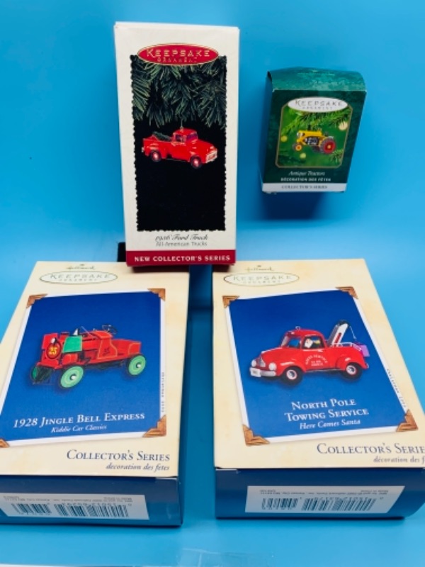 Photo 1 of 4 Hallmark keepsake old time truck ornaments in original boxes