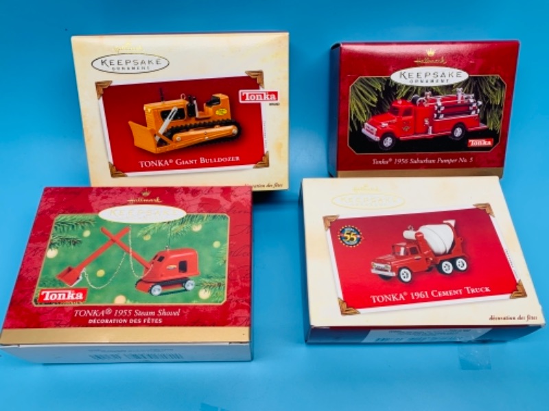 Photo 1 of 4 Hallmark keepsake Tonka truck ornaments in original boxes