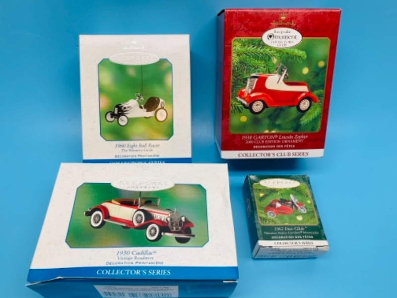 Photo 1 of 4 Hallmark keepsake old timer car ornaments in original boxes