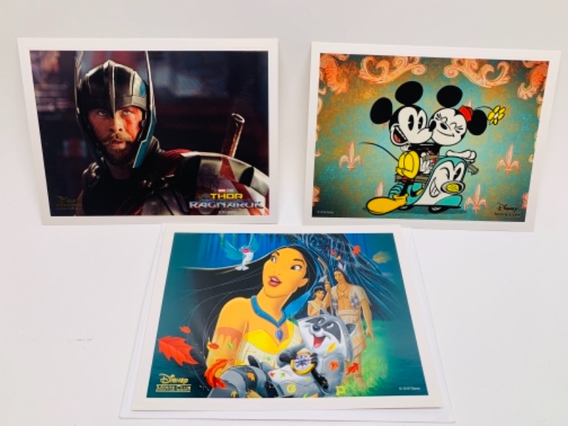 Photo 1 of 3 Disney lithograph collection movie club 5x7 with envelopes 