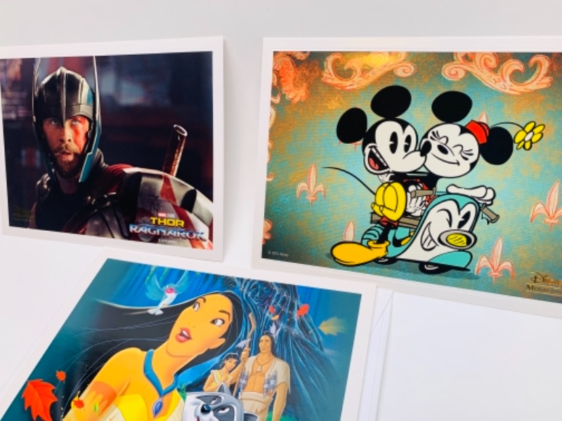 Photo 3 of 3 Disney lithograph collection movie club 5x7 with envelopes 