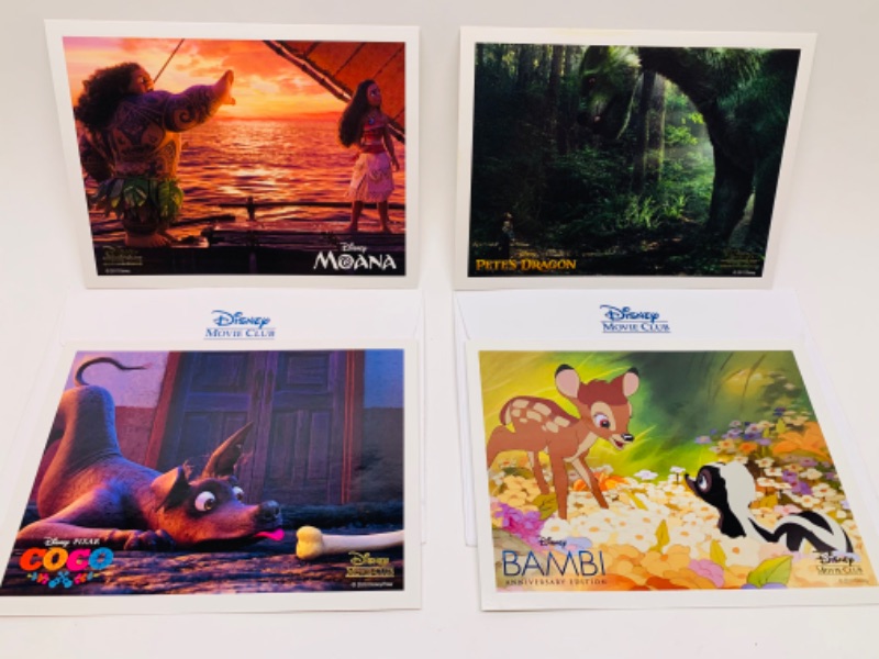 Photo 1 of 4 Disney lithograph collection movie club 5 x 7 with envelopes 