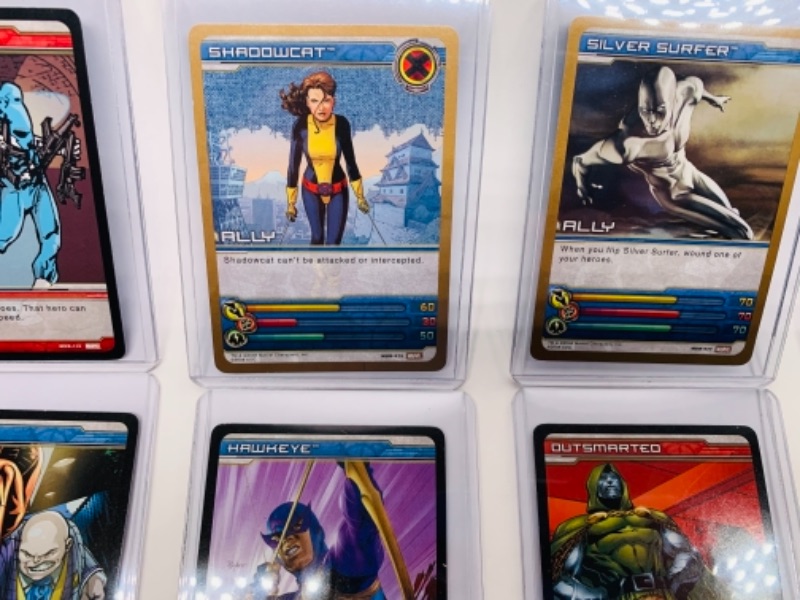 Photo 1 of 18 Upper deck 2008 Marvel ultimate battles trading cards in hard plastic sleeves