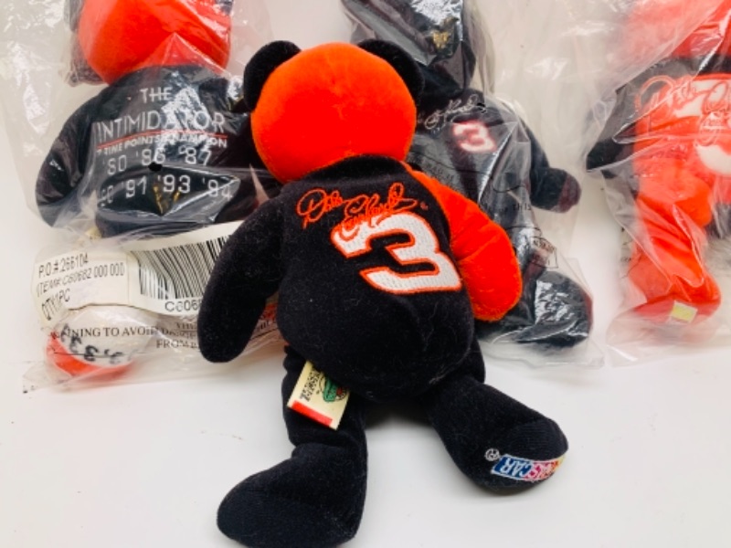 Photo 2 of 766245…4 dale Earnhardt plushies 7 inch most in sealed plastic 