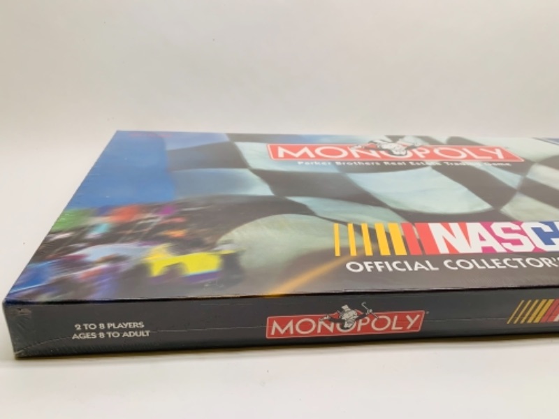 Photo 3 of Sealed Monopoly NASCAR official collectors edition including eight pewter collectible tokens